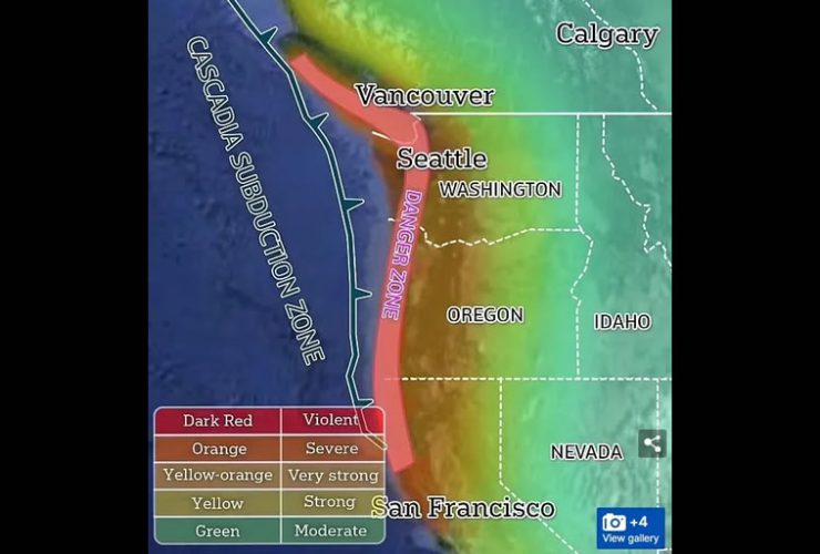 Μεγάλο ρήγμα στα ανοιχτά της Δυτικής Ακτής των ΗΠΑ θα μπορούσε να προκαλέσει καταστροφικό σεισμό 9 και πλέον Ρίχτερ