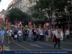 Ρίγος! Χιλιάδες στους δρόμους της Σερβίας: Με εικόνες και σταυρούς κατά του Europride
