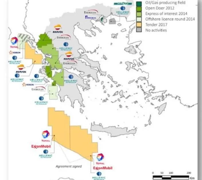 Ενδιαφέρον αμερικανικής εταιρείας για έρευνα υδρογονανθράκων στην Ελλάδα